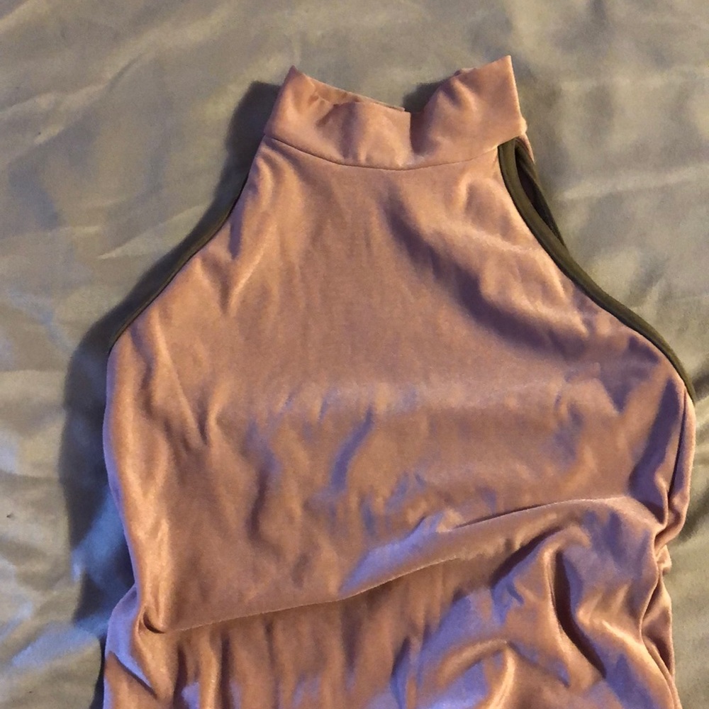 High neck yumiko leotard